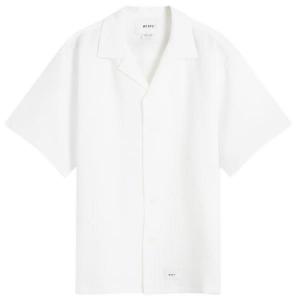 Хлопковая рипстоповая отпускная рубашка Wtaps, белая