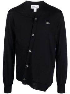 Comme Des Garçons Shirt шерстяной кардиган с нашивкой-логотипом, синий