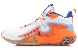 Баскетбольные кроссовки Storm 2020 мужские среднего размера оранжевого цвета Lining