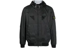 Куртка мужская Stone Island Membrana 3L с логотипом, черный