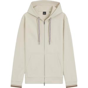 Босс худи на молнии HUGO BOSS, белый