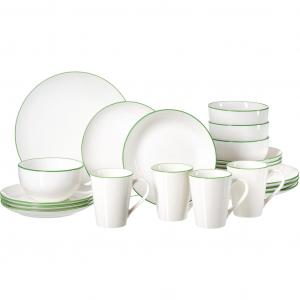 Сервиз Adela из фарфора на 4 персоны Ritzenhoff & Breker, зеленый