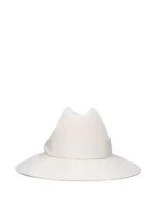 Шляпа с лентой Monica Borsalino, белый