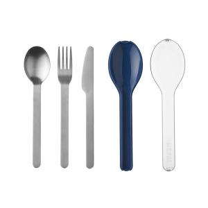 Набор столовых приборов Mepal Ellipse 3-teilig, черный - синий