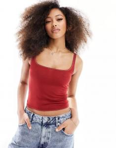 Красная майка дальнобойщика ASOS