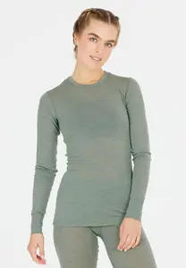 Функциональная рубашка WHISTLER "Cerro" изготовлена ​​из высококачественной натуральной смеси мериносовой шерсти и лиоцелла, зеленый