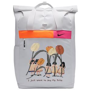 Nike Тканевый рюкзак с принтом унисекс белый, Tulip girl