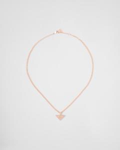 Prada Кулон-ожерелье Eternal Gold из розового золота