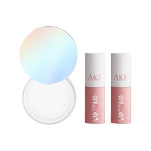Пудра для макияжа с контролем жирного блеска, легко растушевывается, стойкий эффект, 1г+1г+10г AKF