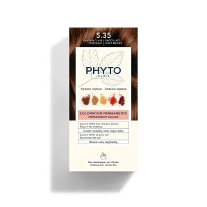 Phyto Phytocolor 5.35 Перманентное окрашивание Светло-русый шоколад без аммиака 100% покрытие седых волос