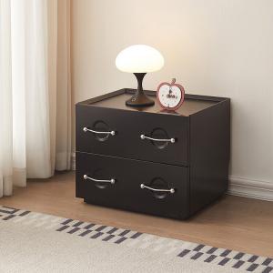 Quanu Комод для спальни в китайском стиле, из массива дерева, 4 ящика, цвет Black Tea