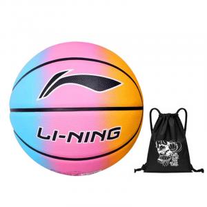 Баскетбольный мяч из вспененной резины размер 7 размер 5 для соревнований унисекс china LINING, basketball+slam dunk черный double-shoulder storage bag