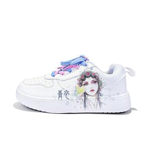 Cold cicadas yesterday Скользоустойчивые легкие дышащие лоу-топы для скейтбординга унисекс White Flower Girl белые, цвет White Flower Girl (White) ZLA1063D