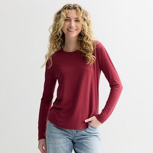 Длинный рукав Juniors So, Velvet Berry