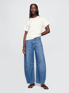 (W) Хлопковая футболка свободного кроя Supima(R)