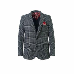 Блейзер для мальчиков slim fit windowpane Elie Balleh, Grey
