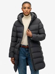 Городская куртка средней длины с утеплителем Superdry, Ebony