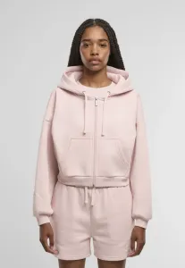 Небольшая фирменная укороченная толстовка на молнии Karl Kani, Rose