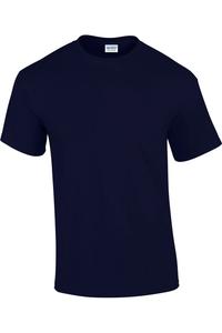 Футболка Gildan Ultra Cotton с короткими рукавами и круглым вырезом, темно-синий