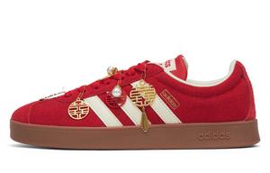 Adidas Кроссовки Vl Court Classic износостойкие и легкие низкие для скейтборда унисекс red