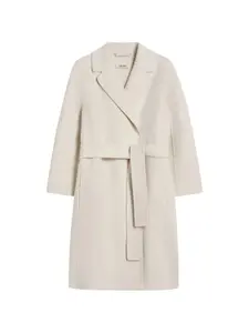 Пальто с поясом и воротником 'S Max Mara, бежевый
