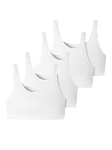 Бюстгальтер-бралетт SCHIESSER 95/5 Organic Cotton, белый