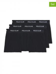 Polo Club Комплект из 3 штук: боксерские трусы черного цвета