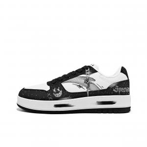 Оригинальные 2 противоскользящие амортизирующие износостойкие низкие кроссовки для скейтбординга Unisex ANTA, черный