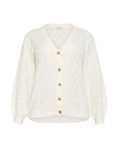 KAFFE CURVE Вязаный кардиган 'Anita' в цвете Cream