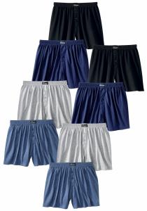 Боксеры LE JOGGER Weiter Boxer, цвет schwarz, marine, grau-meliert, blau-meliert