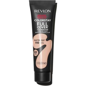 ColorStay Full Cover Longwear Matte Foundation, легкая термо- и потостойкая основа для лица, 30 мл, 110 Ivory Revlon