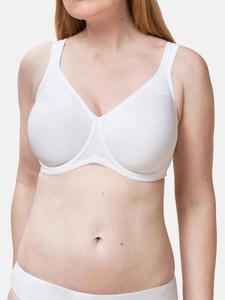 Современный бюстгальтер-минимайзер из мягкого хлопка Triumph, белый