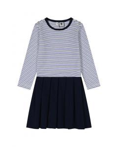 Платье Busy Bees Francesca с заниженной талией, цвет blue stripe