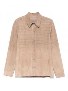 Рубашка с перфорированными деталями Salvatore Santoro, нейтральный