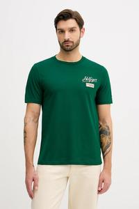 Хлопковая футболка Tommy Hilfiger, зеленый