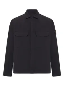 Рубашка с карманом Stone Island, черный