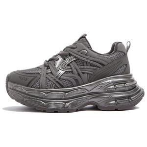 Galaxy 2.0 Chunky кроссовки женские низкие /золотые, серебряные, серые/металлик, светло-коричневые CAMEL, темно-серый/Gun(Fleece-Lined)