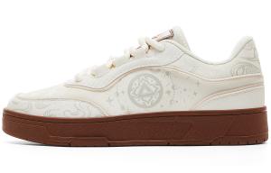 PEAK Кроссовки для скейтбординга, легкие, дышащие, амортизирующие, белые, мужские, парусиновые