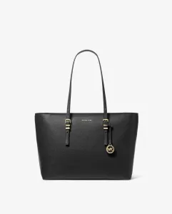 Сумка-тоут Quinn из зернистой кожи Michael Michael Kors, черный