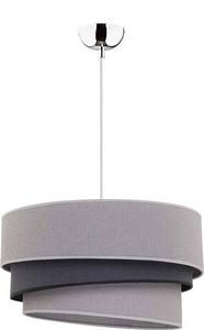 Подвесной светильник Licht-Erlebnisse FELICITA, 45x45x45 см цвет silber/grau