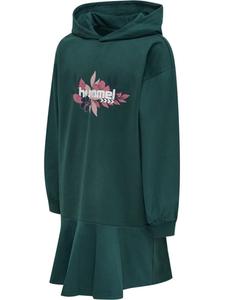 Hummel Детское платье миди зеленого цвета