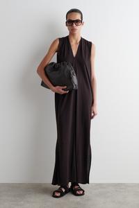 Замшевые шлепанцы COS, черный