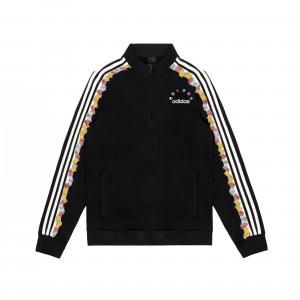 Adidas Куртка унисекс, черный, с воротником-стойкой, средней толщины, другие