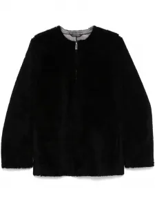Куртка из овчины TOTEME, черный