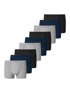 Schiesser Ретро шорты/брюки 95/5 Essentials - органический хлопок, черный/синий/серый