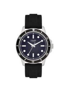 s.Oliver Спортивные и стильные наручные часы черного цвета