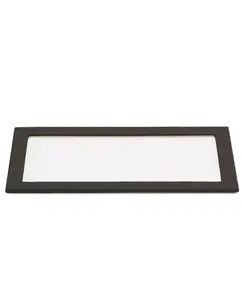 Крышка-хранилище для стеклянной шкатулки черного цвета Wolf, черный