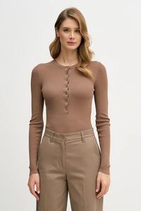 Свитер Sisley, коричневый