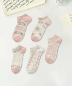 Девичьи носки из вискозной смеси, комплект из 5 пар Aimoha - Select -, цвет Pink Other 2