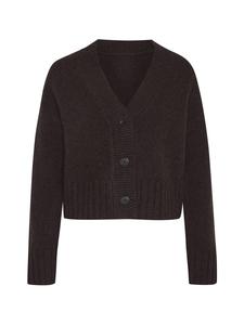 Style Republic Короткий кардиган из смеси кашемира и шерсти, кофейный цвет